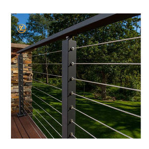 Garde-Corps à Câbles YL METAL Premium Facile à Installer en Acier Inoxydable et Aluminium 42" Anti-Rouille pour <span class=keywords><strong>Balustrade</strong></span> Main Courante Balcon et Terrasse Extérieure - Product Image 1