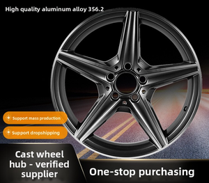 Cerchi in Lega a Forma di Stella da 17 Pollici per Auto Passeggeri, 5112, Sostituzione Perfetta per Cerchi Originali Passat CC - Product Image 1