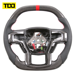 Volant en fibre de carbone véritable TDD compatible avec Ford Raptor F150 2015-2020 Raptor - Product Image 4
