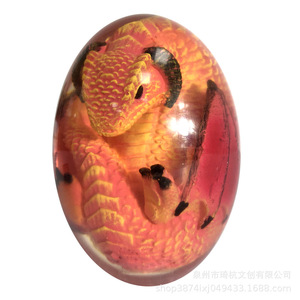 Glowing Lava Dragon Egg <b>Night</b> <b>Light</b> Round Tap Control Battery Powered <b>LED</b> Gift For Home Decor QH-21255 - Product Image 5