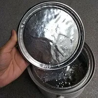Miroir en pâte d'aluminium, boue chromée