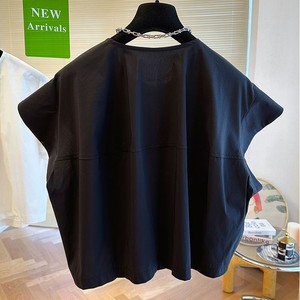 เสื้อเชิ้ตแฟชั่นผู้หญิง ดีไซน์เก๋ไก๋ ลายดอกกุหลาบ 3 มิติ แขนสั้น ทรงหลวม สไตล์ลำลอง ไหล่ตก - Product Image 4