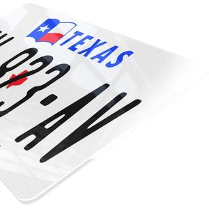 <span class=keywords><strong>Plaque</strong></span> d'<span class=keywords><strong>immatriculation</strong></span> personnalisée en aluminium <span class=keywords><strong>Texas</strong></span>, 6x12 pouces, cadeau, art automobile américain, décoration de voiture - Product Image 2