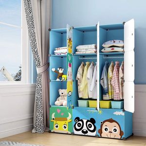 Armario de Plástico Económico para Niños, Armario Portátil para Ropa de Bebés y Niños - Product Image 1
