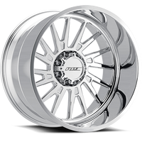Jantes Forgées Sur Mesure Grand Déport 20x10 22x12 24x14 26x16 En Alliage Poli Argenté 6x139.7 8x170 Pour Camions
