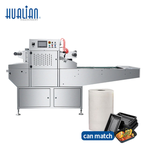 HVT-350AZ Hualian automatique légumes frais coupés fruits gaz rinçage carte <span class=keywords><strong>vide</strong></span> peau en plastique plateau alimentaire étanchéité <span class=keywords><strong>Machine</strong></span> d'emballage - Product Image 2