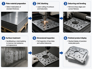 Plaque de support métallique découpée au <span class=keywords><strong>laser</strong></span> sur mesure, fabrication OEM ODM - Product Image 6