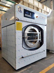 Machine à laver à chauffage vapeur 30kg entièrement automatique Equipement de blanchisserie <span class=keywords><strong>commercial</strong></span> - Product Image 4