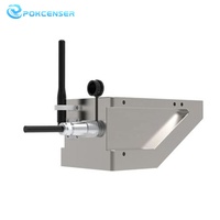 Medidor de Flujo de Río por Radar OEM Pokcenser, Medidor de Velocidad de Agua Digital Portátil, IP68, Aleación de Aluminio, PWF-R600S