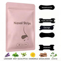 Bandes nasales hypoallergéniques en tissu non tissé certifiées RoHS de qualité européenne, bandes nasales sportives anti-ronflement, OEM personnalisé, meilleure qualité