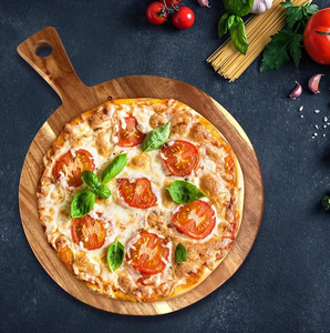 La <span class=keywords><strong>cuisine</strong></span> et le restaurant utilisent une grande planche d'acacia Deli pour fournir de la viande, du fromage, des légumes et du pain haché - Product Image 3