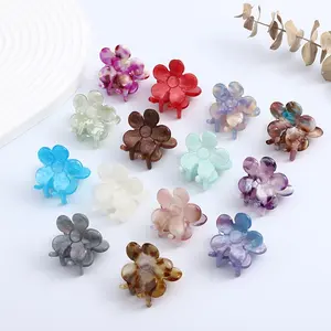 Canyuan Small hair clips OF SWEET flower SUMMER pure and FRESH side bangs natural wind hair claw for girl