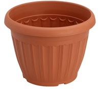 Pot de fleur rond en plastique moderne Offre Spéciale différentes tailles pots de plantes de jardinage à la maison