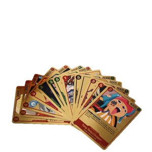 Tarjeta <span class=keywords><strong>One</strong></span> <span class=keywords><strong>Piece</strong></span> 2025, Nuevo Estilo, Tarjeta de PVC con Lámina Dorada - Product Image 5