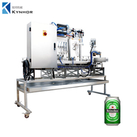 Système d'équipement de mise en conserve automatique et mobile de boissons et de bière / Remplisseuse de canettes de bière à vendre