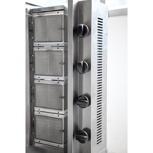 Máquina Eléctrica para Kebab, Asador de Doner Kebab Turco, Parrilla Vertical de 4 Quemadores para Al Pastor, Gyros, BBQ, Shawarma - Product Image 3