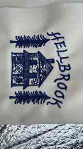 Embroidery Cotton Canvas Reusable Customized Letter Logo Two-Tone Accent Sporty Gusseted Tote <b>Bag</b> With Pocket - Product Image 5