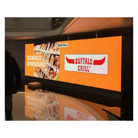 Mur vidéo LED couleur 4K HD à pas fin P1.25/P1.53/P1.86, écran d'affichage LED intérieur fixe