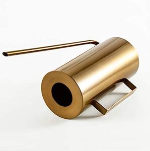 Regadera moderna de acero inoxidable para jardín, bote de riego para cuidar tus plantas, con caño largo, cepillado - Product Image 3