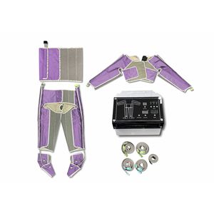 Masajeador de Ondas de Aire B-8320T Morado, Reafirmante de Cuerpo Completo, Dispositivo de Belleza Multifuncional para Uso Doméstico, Enchufe Estadounidense 100-240V - Product Image 4