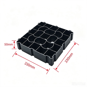 Grille de <span class=keywords><strong>gravier</strong></span> écologique pour jardin, installation facile, en plastique alvéolé robuste, perméable, pour gazon et allées extérieures - Product Image 1
