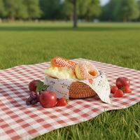 Papier d'emballage pour hamburger et sandwich, biodégradable, écologique, résistant à la graisse et à l'eau, de qualité alimentaire, imprimé avec logo personnalisé