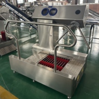 Machine de lavage de chaussures entièrement automatique en acier inoxydable personnalisée pour le nettoyage, la désinfection et l'hygiène des bottes destinée aux abattoirs