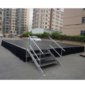 Plataforma de escenario interior ajustable en altura, escenario de aluminio para eventos - Product Image 6