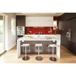 Industrial design custom made termite proof lacquer knock down base cabinet kitchen