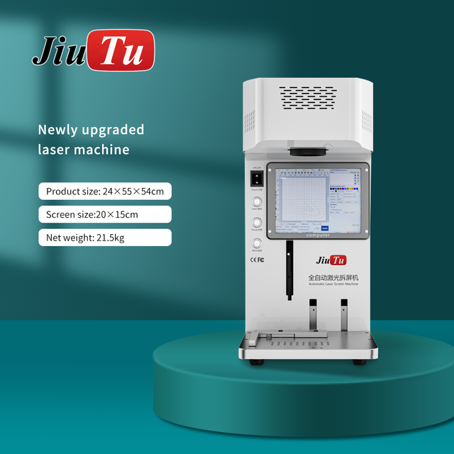 JiuTu M053B Mini Automatic Laser Machine for iPhone 8 X 11 12 13 14 15 Series Repair Removal Broken Back Glass