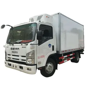 5 toneladas nuevos DFAC HOWO ISUZU pequeños camiones refrigerados con unidad de refrigeración termoeléctrica