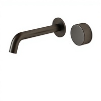 Robinet Mitigeur Monocommande Moderne en Acier Inoxydable à Double Trou pour Cuisine et Salle de Bain, à Poser sur Plan, avec Cartouche Céramique ZY-B736B