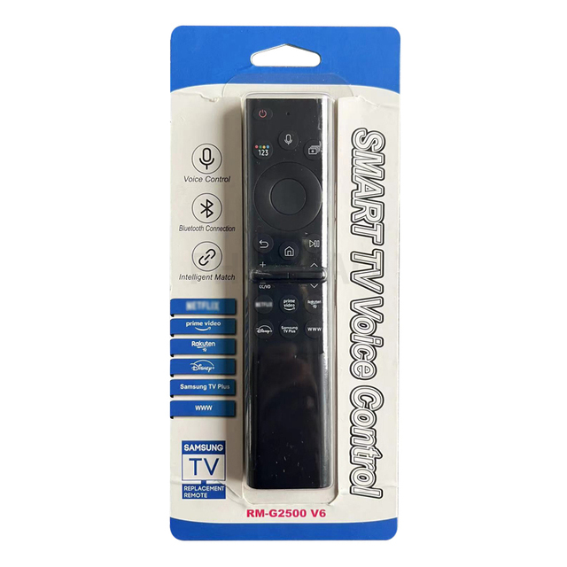 In Stock Supply Best-selling RM-G2500 V6 Suitable for Samsung LED Lcd 4k Qled Smart TV Universal Voice Remote Control