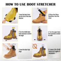 Embauchoirs en plastique robustes, ajustables en longueur et largeur, pour l'entretien professionnel des bottines et comme outil de soulagement des hallux valgus