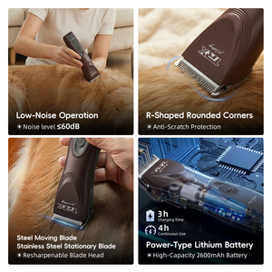 Cortadora de Pelo <span class=keywords><strong>para</strong></span> Mascotas Shernbao PGC-901, Cortadora A5 <span class=keywords><strong>para</strong></span> Peluquería <span class=keywords><strong>Profesional</strong></span> de Mascotas - Product Image 2