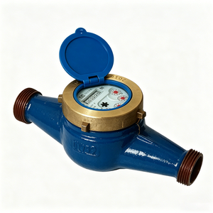 Compteur d'eau mécanique multi-jets DN15 DN20 en laiton, type humide, pour eau froide, usage résidentiel - Product Image 5