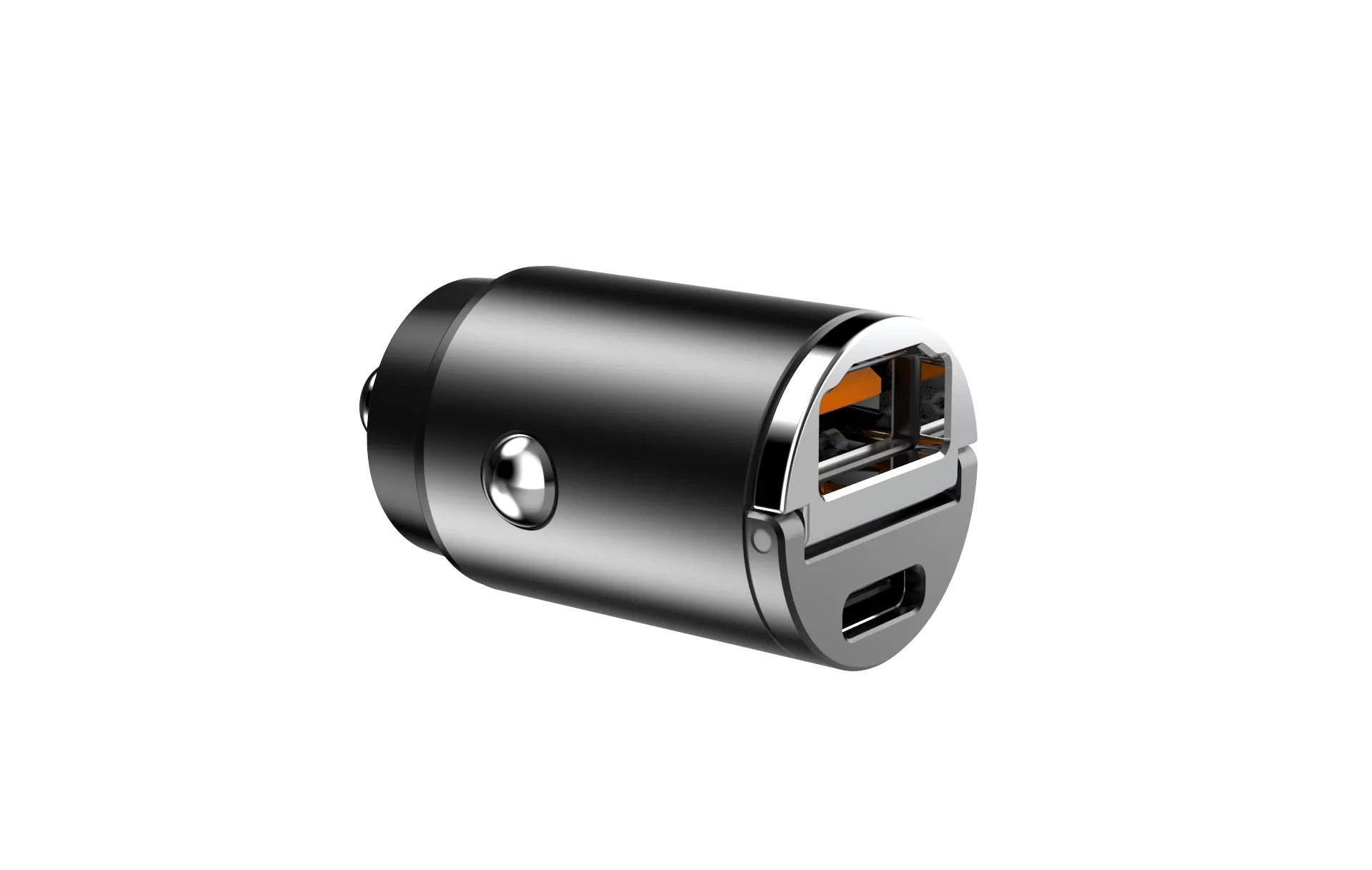 Smart Aluminium 45W Mini Type C Draagbare 9V 12V Pd Qc 3.0 Usb Telefoon Voor Iphone 14 15 Autolader Snel Opladen