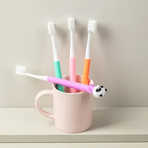New Arrival Popular Style Oem / Customized Cartoon Cute Panda Toothbrush Super Soft Toothbrush For Kids