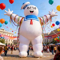 Figurine gonflable de Ghostbusters de 33 pieds, modèle de dessin animé géant gonflable pour la publicité extérieure, décoration d'Halloween