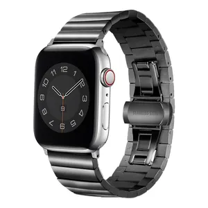 अल्ट्रा 9 के लिए iWatch 9 8 SE के लिए COOLYEP स्टेनलेस स्टील वॉच बैंड लक्ज़री मेटल वॉच स्ट्रैप