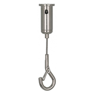 Système de suspension de câbles télescopiques extensibles sur mesure avec câble en acier rétractable et <span class=keywords><strong>crochet</strong></span> à ressort <span class=keywords><strong>pour</strong></span> éclairage industriel - Product Image 5
