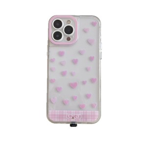 Nouvelle <span class=keywords><strong>coque</strong></span> de téléphone rose à écran intégral avec cœurs pour <span class=keywords><strong>iPhone</strong></span> 17 16 15 Pro Max, avec fonction d'<span class=keywords><strong>induction</strong></span> vocale et flash d'appel entrant - Product Image 6