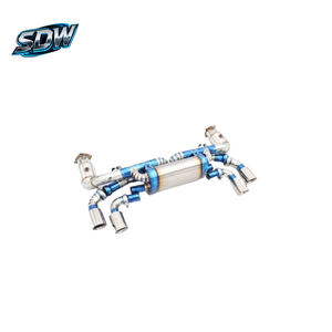 Tubo de escape Catback de acero inoxidable de alto flujo para Porsche Panamera 4.0L Cayenne <span class=keywords><strong>Macan</strong></span> Taycan OEM Personalización - Product Image 6