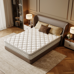 Queen Size 12-Inch Hybrid <b>Mattress</b> in a Box with Memory Foam and Pocket <b>Spring</b> for Pressure Relief Modern Bedroom Design - Product Image 6