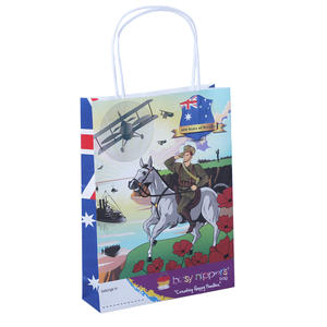 Bolsas Personalizadas de Lujo con Temática de Frozen para Cumpleaños, con Puntos Amarillos, Papel Artístico, Materiales Reciclados, Asas de Algodón, Impresión Offset - Product Image 3