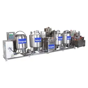 Fully functional Industrial dairy milk processing machinery line commercial yogurt making machine
