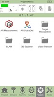 Équipement d'arpentage de précision de haute précision 1 ''Instrument de Station totale Android FOIF RS10 Station totale robotique