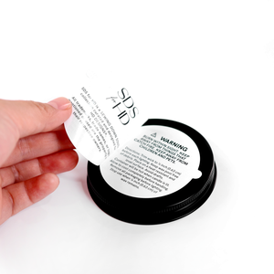 Custom Double Layer <b>Waterproof</b> Round Vinyl Adhesive Label <b>Stickers</b> Double-Sided Double-layer label - Product Image 1