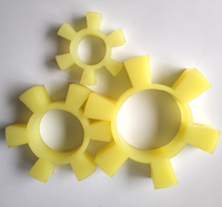 Éléments de couplage hexagonaux en élastomère de type T, araignées élastiques en caoutchouc PU pour couplage à mâchoires hexagonales