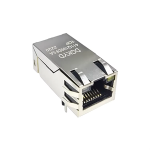 Cổng duy nhất PoE + Bộ lọc 6U che chắn PBT 12pin CAT5E Ethernet cắm với dải ánh sáng RJ45 kết nối mạng - Product Image 3